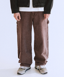 QT8 GARMENTS（キューティーエイトガーメント）の「RG Denim Carpenter Pant (Brown)（デニムパンツ）」
