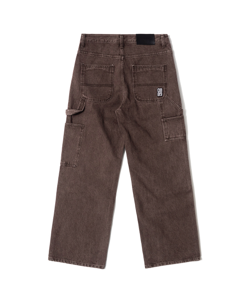 QT8 GARMENTS(キューティーエイトガーメント)の「RG Denim Carpenter Pant (Brown)(デニムパンツ・レディース・その他・MEDIUM/LARGE/X-LARGE)」の4枚目の写真