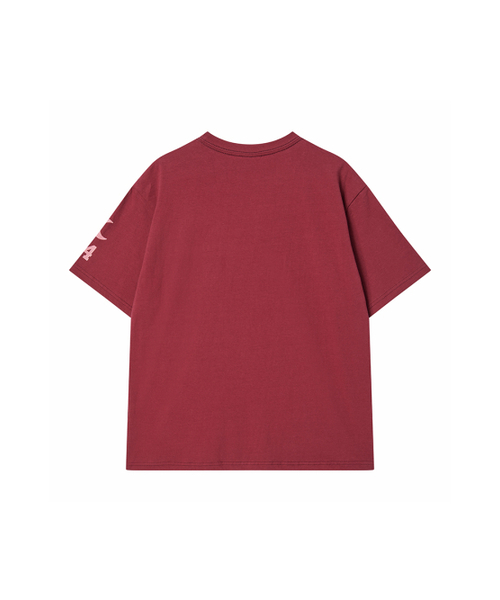 NYXX(エヌワイエックスエックス)の「グラフィティTシャツ バーガンディ(Tシャツ/カットソー・レディース・その他・SMALL/MEDIUM)」の3枚目の写真