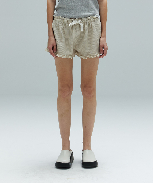 DEARSTALKER(ディアストーカー)の「BIANCA BOXER SHORTS - BEIGE(その他パンツ・レディース・その他・FREE)」の2枚目の写真
