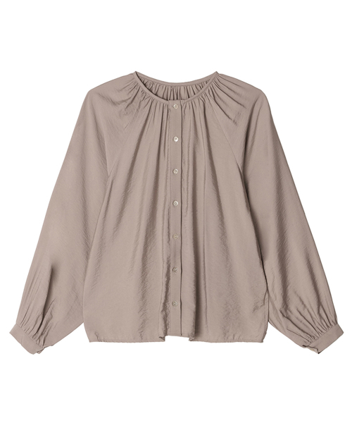 MAYVERU(メイバーユー)の「Laurina Shirring Blouse _ Pink(シャツ/ブラウス・レディース・PINK・F)」の10枚目の写真