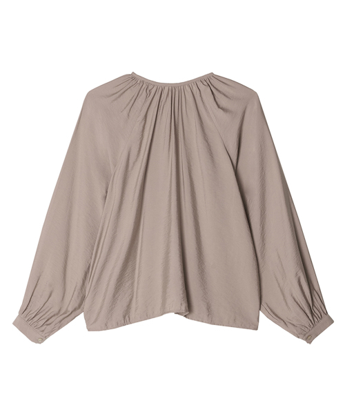 MAYVERU(メイバーユー)の「Laurina Shirring Blouse _ Pink(シャツ/ブラウス・レディース・PINK・F)」の11枚目の写真