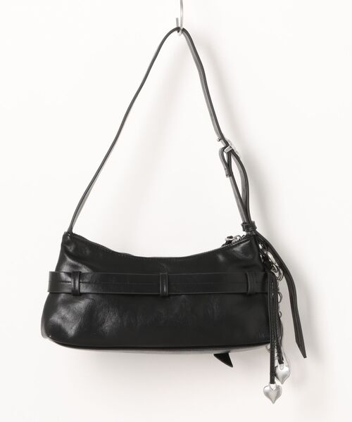 Desigual（デシグアル）の「ハートバックルショルダーバッグ タッセル付き（ショルダーバッグ・レディース・ブラック・FREE）」の2枚目の写真