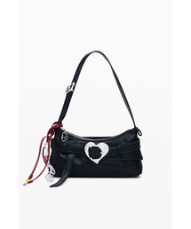Desigual | ハートバックルショルダーバッグ タッセル付き(ショルダーバッグ)