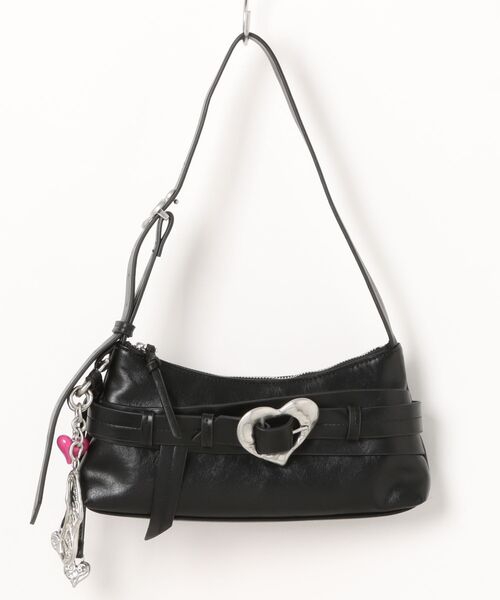 Desigual（デシグアル）の「ハートバックルショルダーバッグ タッセル付き（ショルダーバッグ・レディース・ブラック・FREE）」の10枚目の写真