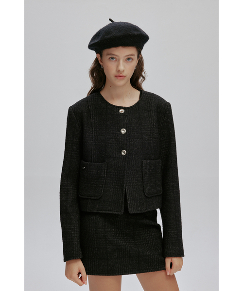 AFTERHOURS(アフターアワーズ)の「CLASSIC WOOL JACKET (CHECK)(テーラードジャケット・レディース・その他・FREE)」の2枚目の写真