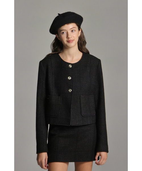 AFTERHOURS(アフターアワーズ)の「CLASSIC WOOL JACKET (CHECK)(テーラードジャケット・レディース・その他・FREE)」の6枚目の写真