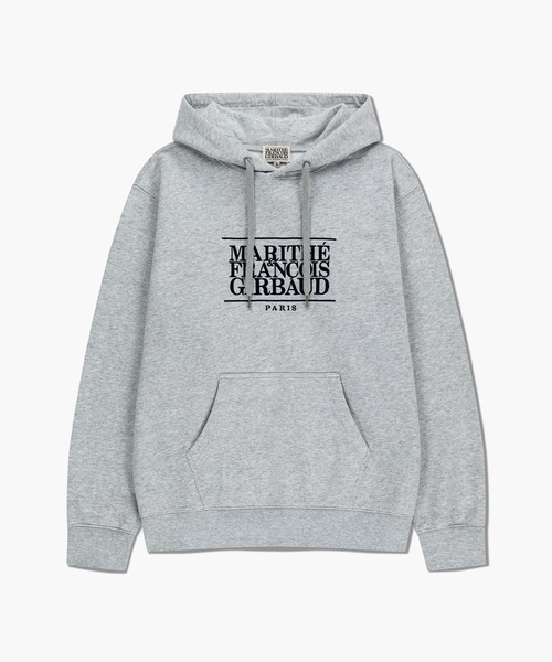 CLASSIC LOGO EMBROIDERY HOODIE (BRUSHED)（パーカー）｜MARITHE +