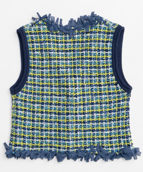 【PRK】MAISON SPECIAL　ベスト 2026SPRING PRE-ORDER】Tweed Knit Vest/ツイードニットベスト（ベスト