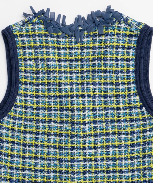 2026SPRING PRE-ORDER】Tweed Knit Vest/ツイードニットベスト（ベスト