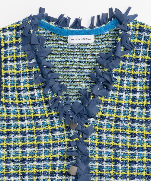 2026SPRING PRE-ORDER】Tweed Knit Vest/ツイードニットベスト（ベスト