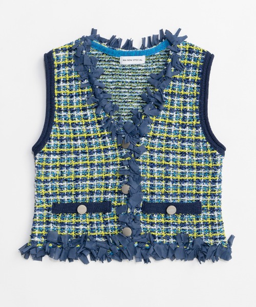 2026SPRING PRE-ORDER】Tweed Knit Vest/ツイードニットベスト（ベスト