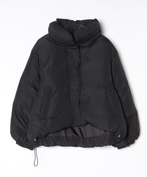 Per sist ence（パーシエンス）の「スタンドカラーノンキルト中綿ブルゾン（ダウンジャケット/コート・レディース・ブラック/ブラウン/ベージュ系・ONE SIZE）」の11枚目の写真