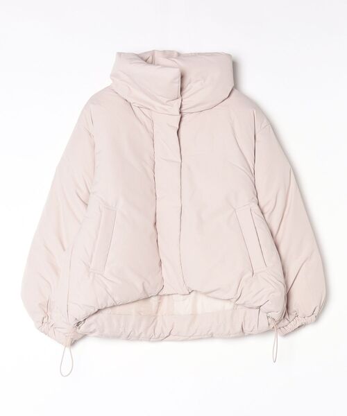 Per sist ence（パーシエンス）の「スタンドカラーノンキルト中綿ブルゾン（ダウンジャケット/コート・レディース・ブラック/ブラウン/ベージュ系・ONE SIZE）」の12枚目の写真