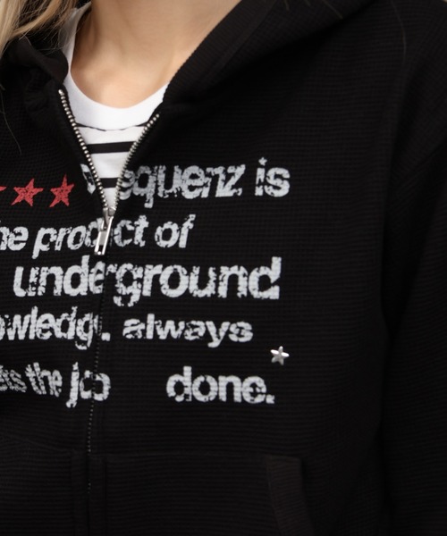 SEQUENZ(シークエンズ)の「【SEQUENZ/シークエンズ】THERMAL LADIES ZIP UP(パーカー・メンズ・ブラック/杢グレー/ピンク・FREE)」の11枚目の写真