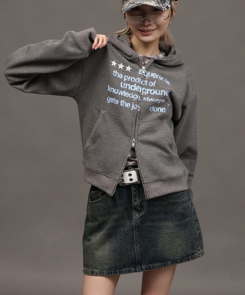 SEQUENZ(シークエンズ)の「【SEQUENZ/シークエンズ】THERMAL LADIES ZIP UP(パーカー・メンズ・ブラック/杢グレー/ピンク・FREE)」の19枚目の写真