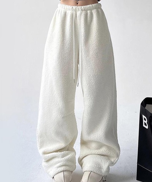 セール】ボアワイドパンツ（その他パンツ）｜by LEGNA（バイレグナ）の