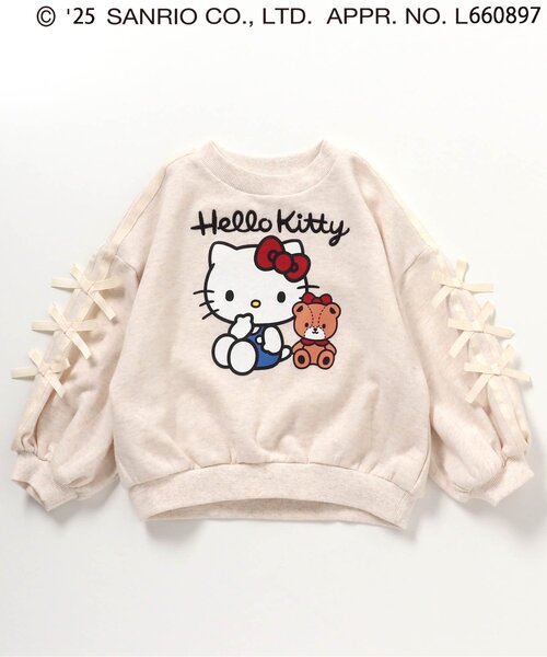 sanrio（サンリオ）の「【ハローキティ】　サイドリボントレーナー（スウェット・キッズ・アイボリー/レッド・80/90/100/110/120/130/140）」の11枚目の写真