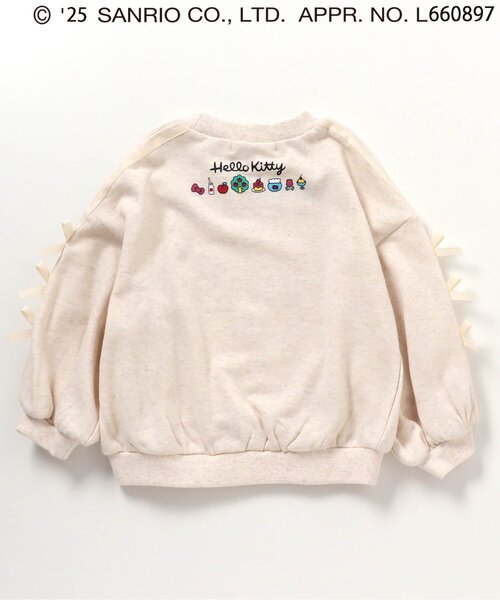 sanrio（サンリオ）の「【ハローキティ】　サイドリボントレーナー（スウェット・キッズ・アイボリー/レッド・80/90/100/110/120/130/140）」の12枚目の写真