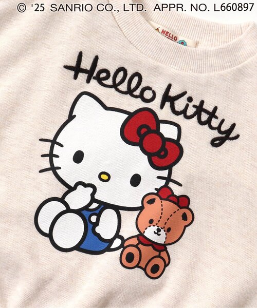 sanrio（サンリオ）の「【ハローキティ】　サイドリボントレーナー（スウェット・キッズ・アイボリー/レッド・80/90/100/110/120/130/140）」の22枚目の写真