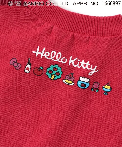 sanrio（サンリオ）の「【ハローキティ】　サイドリボントレーナー（スウェット・キッズ・アイボリー/レッド・80/90/100/110/120/130/140）」の18枚目の写真