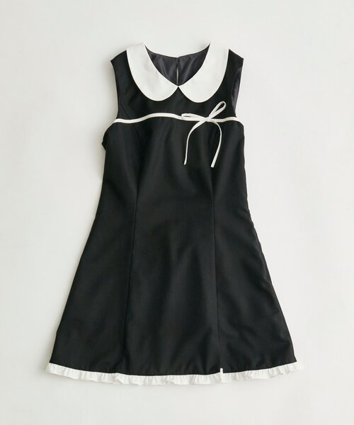 OLIVE des OLIVE（オリーブデオリーブ）の「【Belle Charme】Pure Ribbon Mini Dress（ドレス・レディース・ブラック/トップグレー・FREE）」の8枚目の写真