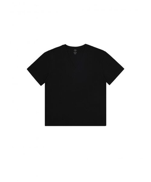 GOZER（ゴーザー）の「UNDER V-NECK HALF T-SHIRT_BLACK（Tシャツ/カットソー・メンズ・ブラック・MEDIUM/LARGE/X-LARGE）」の3枚目の写真