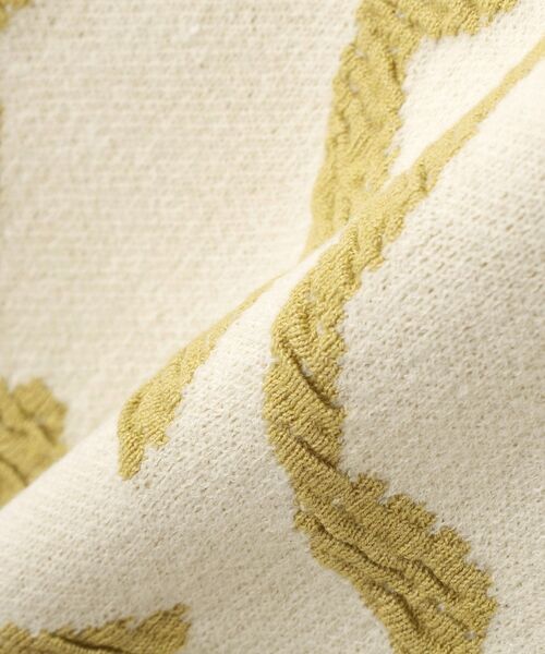 セール】アート柄ふくれジャガードニット（ニット/セーター）｜YECCA