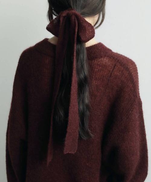 anuke Mohair Ribbontie Knit（ニット/セーター）｜anuke（アンヌーク