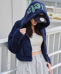 ［ athleta ］シェルパフリースジップアップフーディ