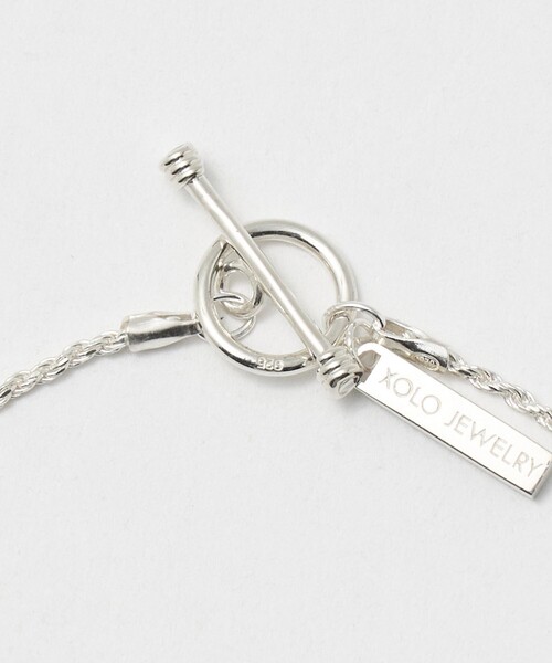 XOLO（ショロ）の「＜XOLO＞タイニー フレンチ ロープ ネックレス（ネックレス・メンズ・シルバー・FREE）」の3枚目の写真