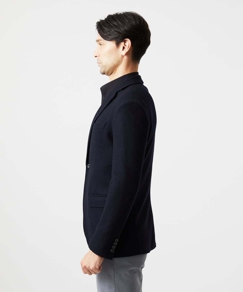 MICHEL KLEIN HOMME   （ミッシェルクランオム）の「ウールテーラードジャケット（テーラードジャケット・メンズ・グレー/ネイビー・MEDIUM/LARGE/X-LARGE）」の15枚目の写真