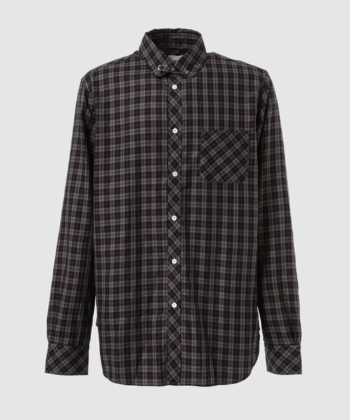 TAKAHIROMIYASHITATheSoloIst.（タカヒロミヤシタザソロイスト）の「pin hole round collar shirt.（シャツ/ブラウス・メンズ・ネイビー/グリーン/ブラック・46）」の3枚目の写真