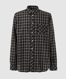 pin hole round collar shirt.