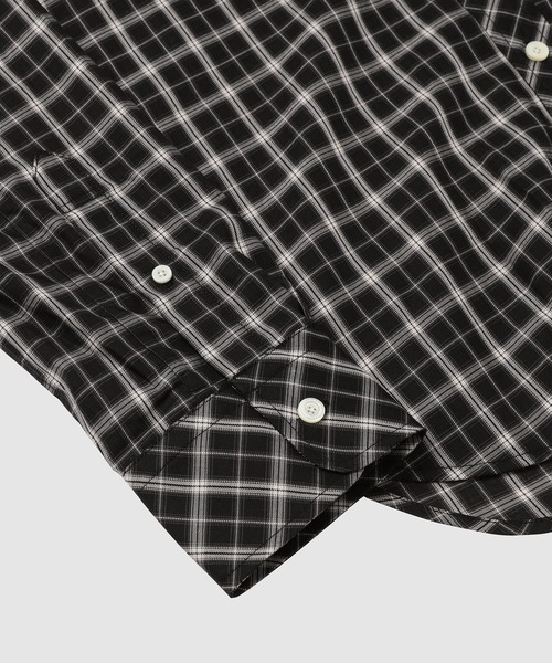 TAKAHIROMIYASHITATheSoloIst.（タカヒロミヤシタザソロイスト）の「pin hole round collar shirt.（シャツ/ブラウス・メンズ・ネイビー/グリーン/ブラック・46）」の8枚目の写真