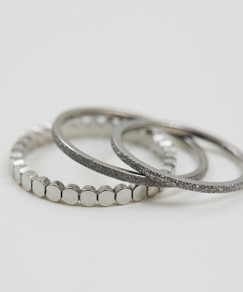 GALLARDAGALANTE（ガリャルダガランテ）の「【SACHIKOコラボ】トリオリング（リング・レディース・シルバー/ゴールド・FREE）」の7枚目の写真