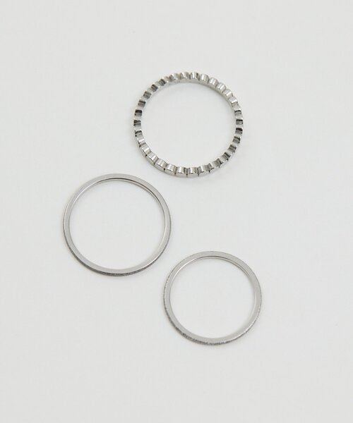 GALLARDAGALANTE（ガリャルダガランテ）の「【SACHIKOコラボ】トリオリング（リング・レディース・シルバー/ゴールド・FREE）」の8枚目の写真