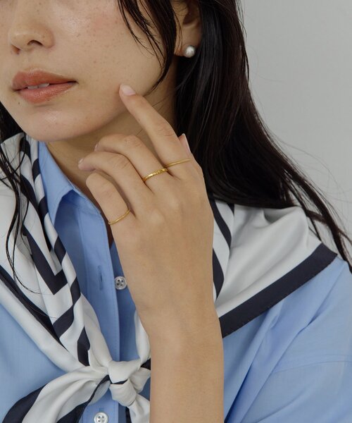 GALLARDAGALANTE（ガリャルダガランテ）の「【SACHIKOコラボ】トリオリング（リング・レディース・シルバー/ゴールド・FREE）」の11枚目の写真