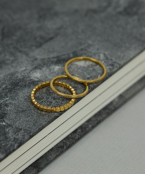 GALLARDAGALANTE（ガリャルダガランテ）の「【SACHIKOコラボ】トリオリング（リング・レディース・シルバー/ゴールド・FREE）」の13枚目の写真