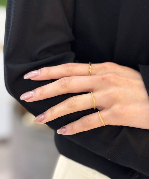 GALLARDAGALANTE（ガリャルダガランテ）の「【SACHIKOコラボ】トリオリング（リング・レディース・シルバー/ゴールド・FREE）」の14枚目の写真