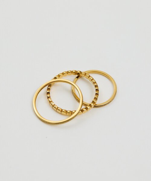 GALLARDAGALANTE（ガリャルダガランテ）の「【SACHIKOコラボ】トリオリング（リング・レディース・シルバー/ゴールド・FREE）」の18枚目の写真