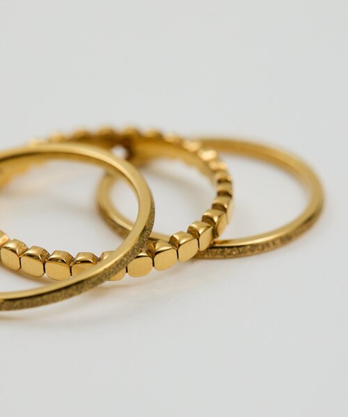 GALLARDAGALANTE（ガリャルダガランテ）の「【SACHIKOコラボ】トリオリング（リング・レディース・シルバー/ゴールド・FREE）」の20枚目の写真