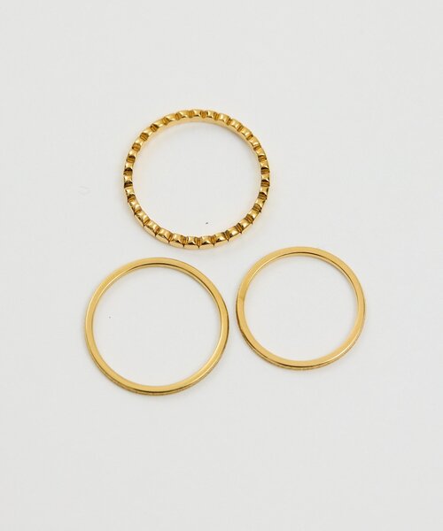 GALLARDAGALANTE（ガリャルダガランテ）の「【SACHIKOコラボ】トリオリング（リング・レディース・シルバー/ゴールド・FREE）」の21枚目の写真