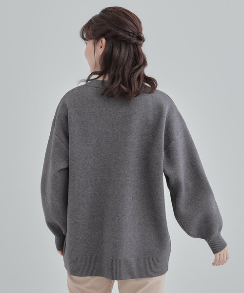 セール】【体型カバー】ちくちくしにくい お花ロゴジャカード