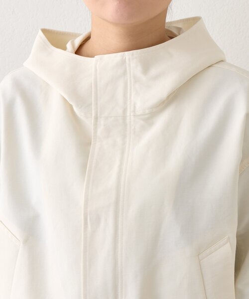 La boutique BonBon（ラブティックボンボン）の「【今すぐお届け！復刻！・着回し力抜群】フーディショートブルゾン（ブルゾン・レディース・ベージュ/オフホワイト・FREE）」の13枚目の写真