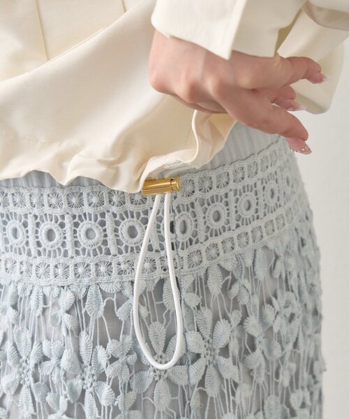 La boutique BonBon（ラブティックボンボン）の「【今すぐお届け！復刻！・着回し力抜群】フーディショートブルゾン（ブルゾン・レディース・ベージュ/オフホワイト・FREE）」の18枚目の写真