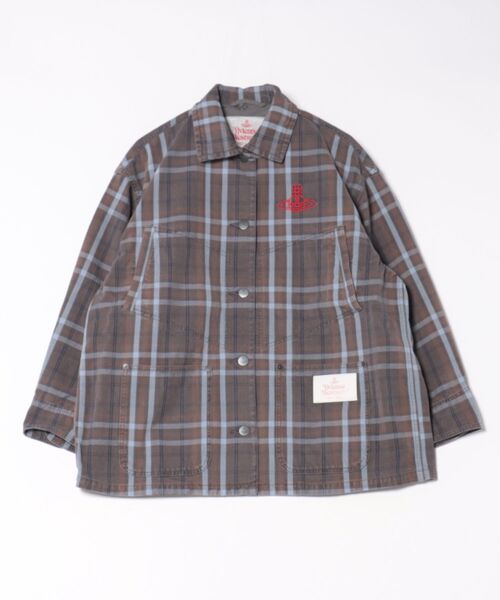 ﾀｰﾀﾝﾁｪｯｸﾃﾞﾆﾑｶﾊﾞｰｵｰﾙ（その他アウター）｜Vivienne Westwood
