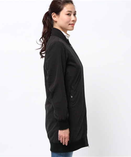 OUTLET(アウトレット)の「【WHO'S WHO gallery】GGマイクロウェザーピーチロングMA-1(MA-1・レディース・ネイビー/オリーブ/ブラック・FREE)」の10枚目の写真