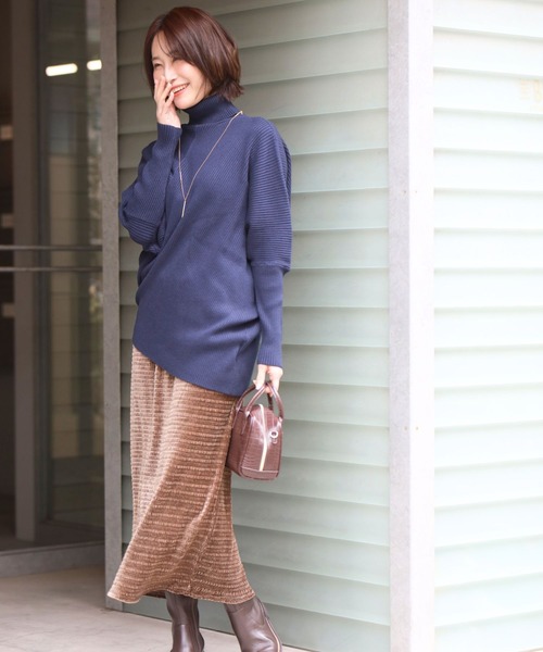 Ehre style(エーレスタイル)の「伸びて、包み込む。極上タイトスカート(スカート・レディース・ブラック/ブラウン・FREE)」の11枚目の写真