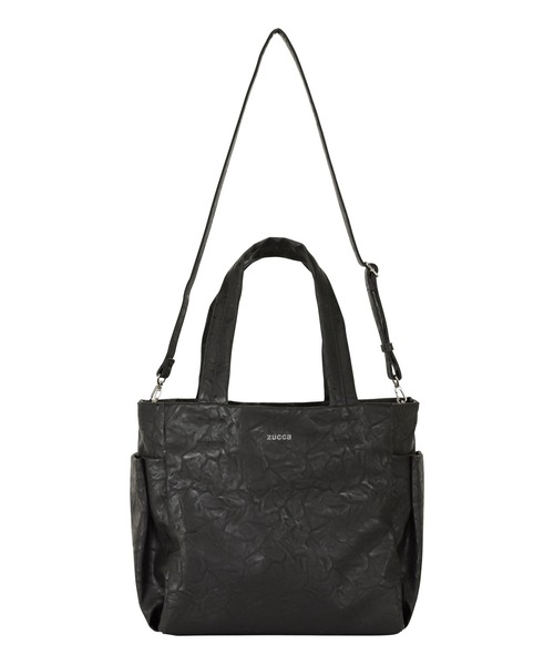 ZUCCa(ズッカ)の「EMBOSSバッグ / バッグ(ショルダーバッグ・レディース・シルバー/ブラック・FREE)」の2枚目の写真